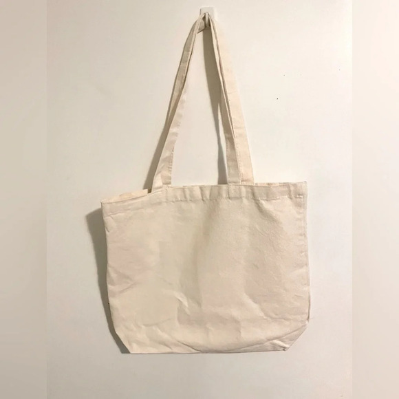 Canvas Tote Bags with Inner Pocket & Buckle Closure cotton polyester 12oz - Picture 2 of 4